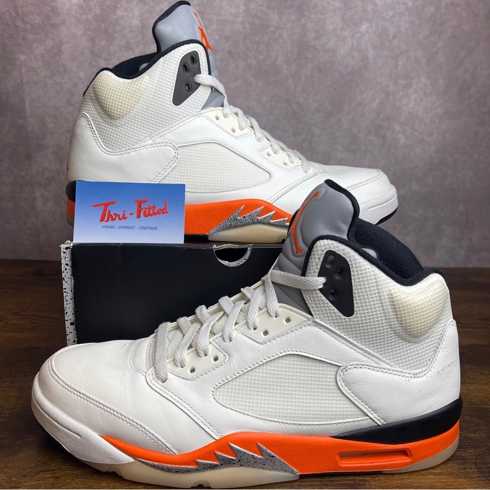 Jordan 5 Shattered Backboard Size 12 DC1060-100 Orange Cream Black OG Basketball